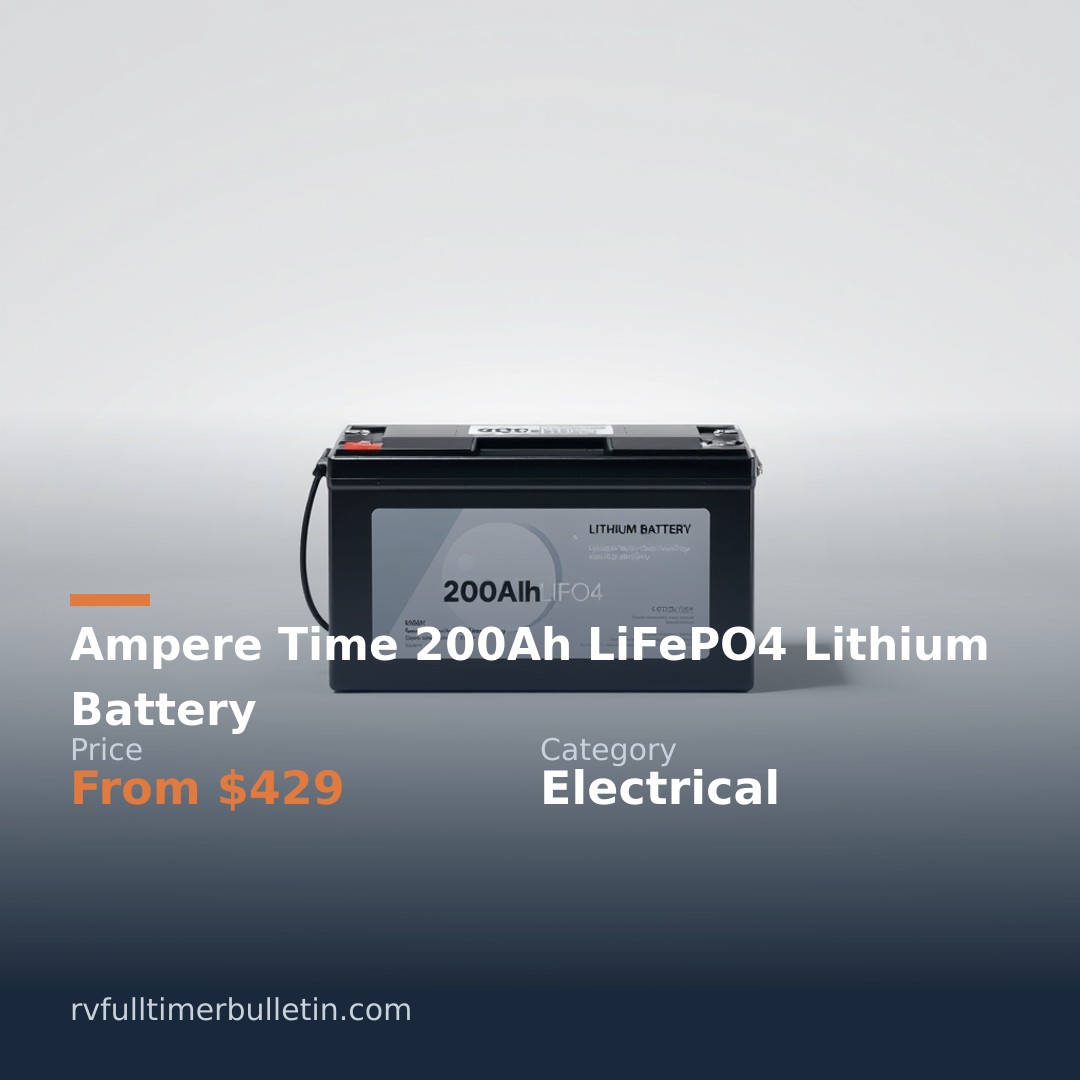Ampere Time 200Ah LiFePO4 Lithium Battery