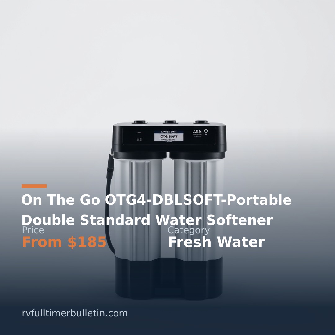 On The Go OTG4-DBLSOFT-Portable Double Standard Water Softener