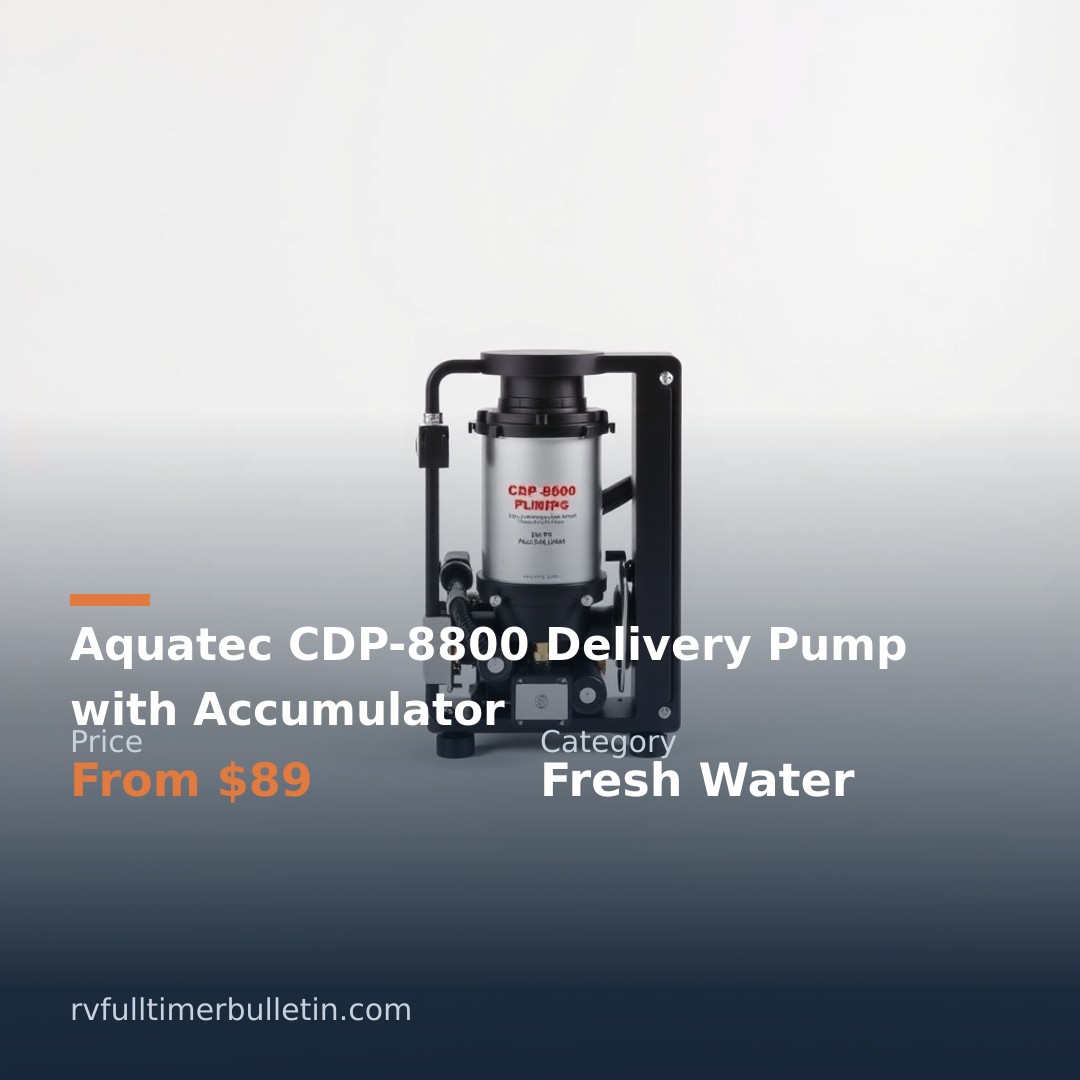 Aquatec CDP-8800 Delivery Pump with Accumulator