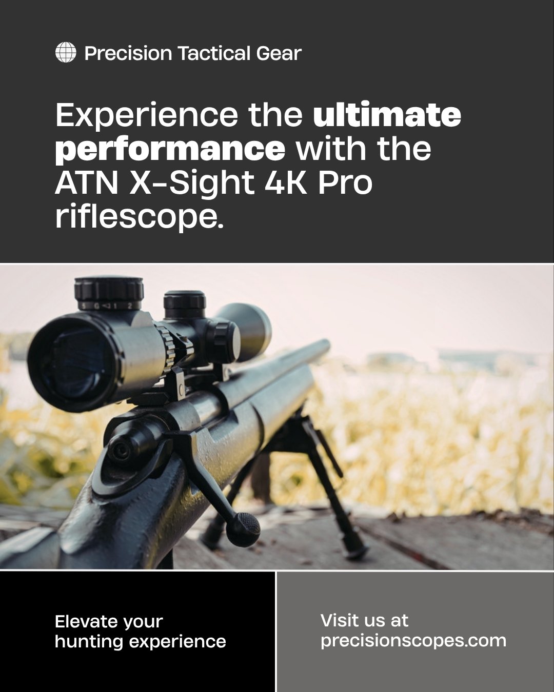 ATN X-Sight 4K Pro Smart Day/Night Scope 5-20x