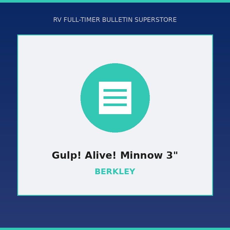 Berkley Gulp! Alive! Minnow Assortment 3"