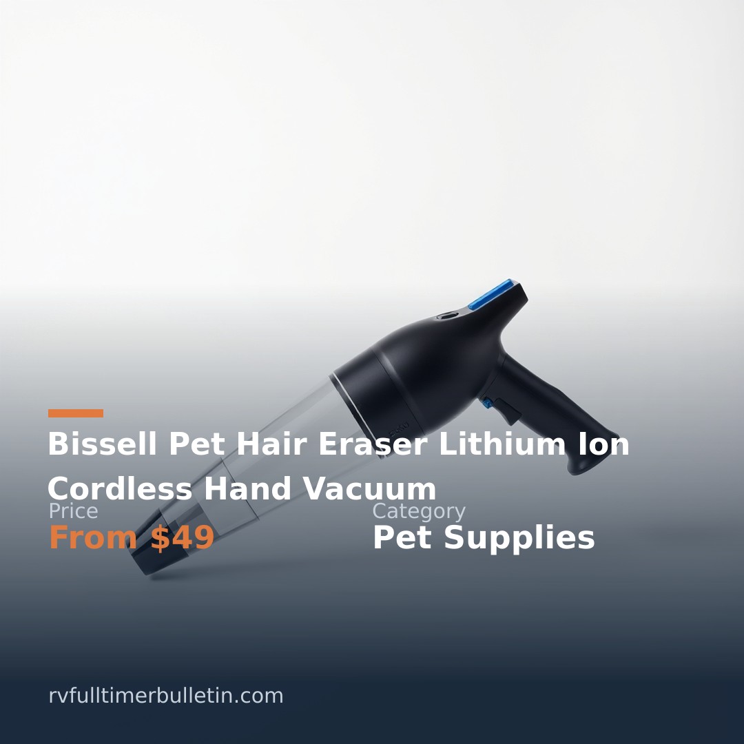 Bissell Pet Hair Eraser Lithium Ion Cordless Hand Vacuum