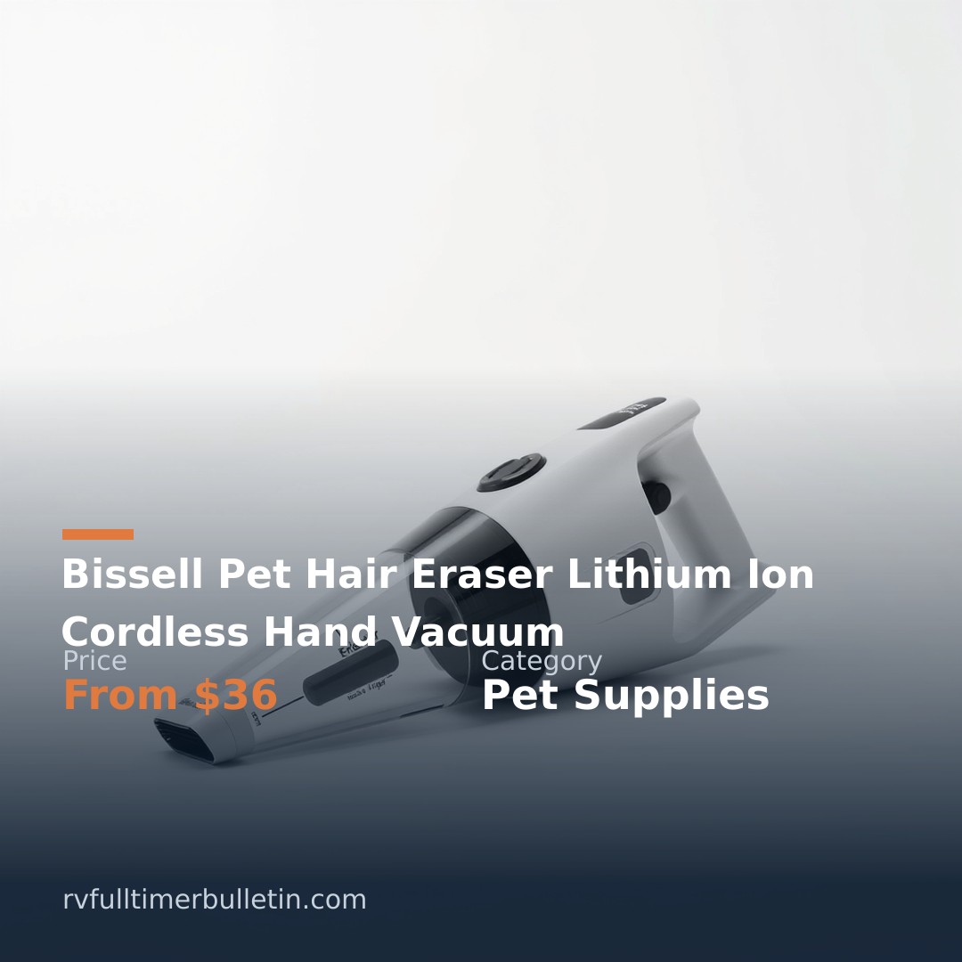 Bissell Pet Hair Eraser Lithium Ion Cordless Hand Vacuum