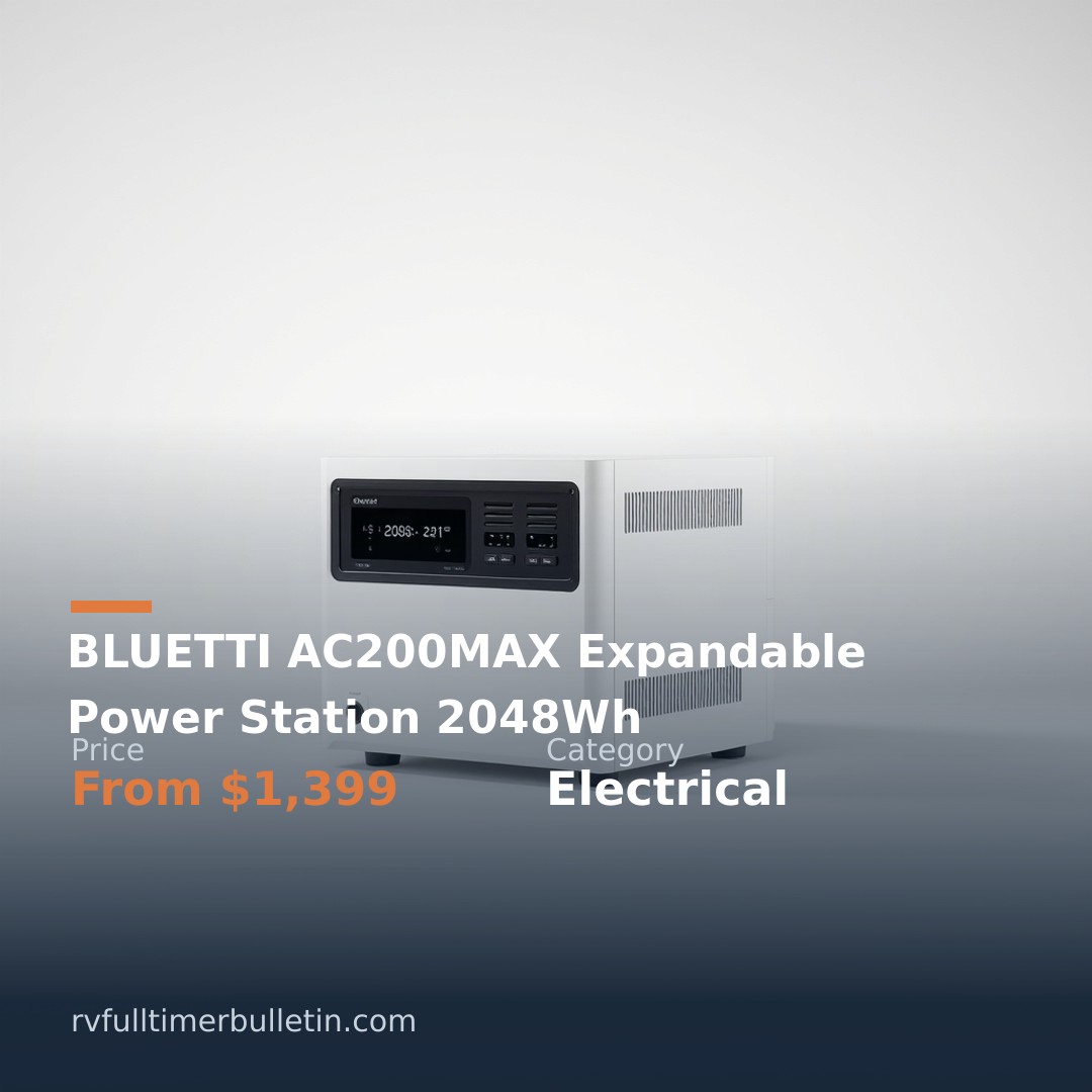 BLUETTI AC200MAX Expandable Power Station 2048Wh