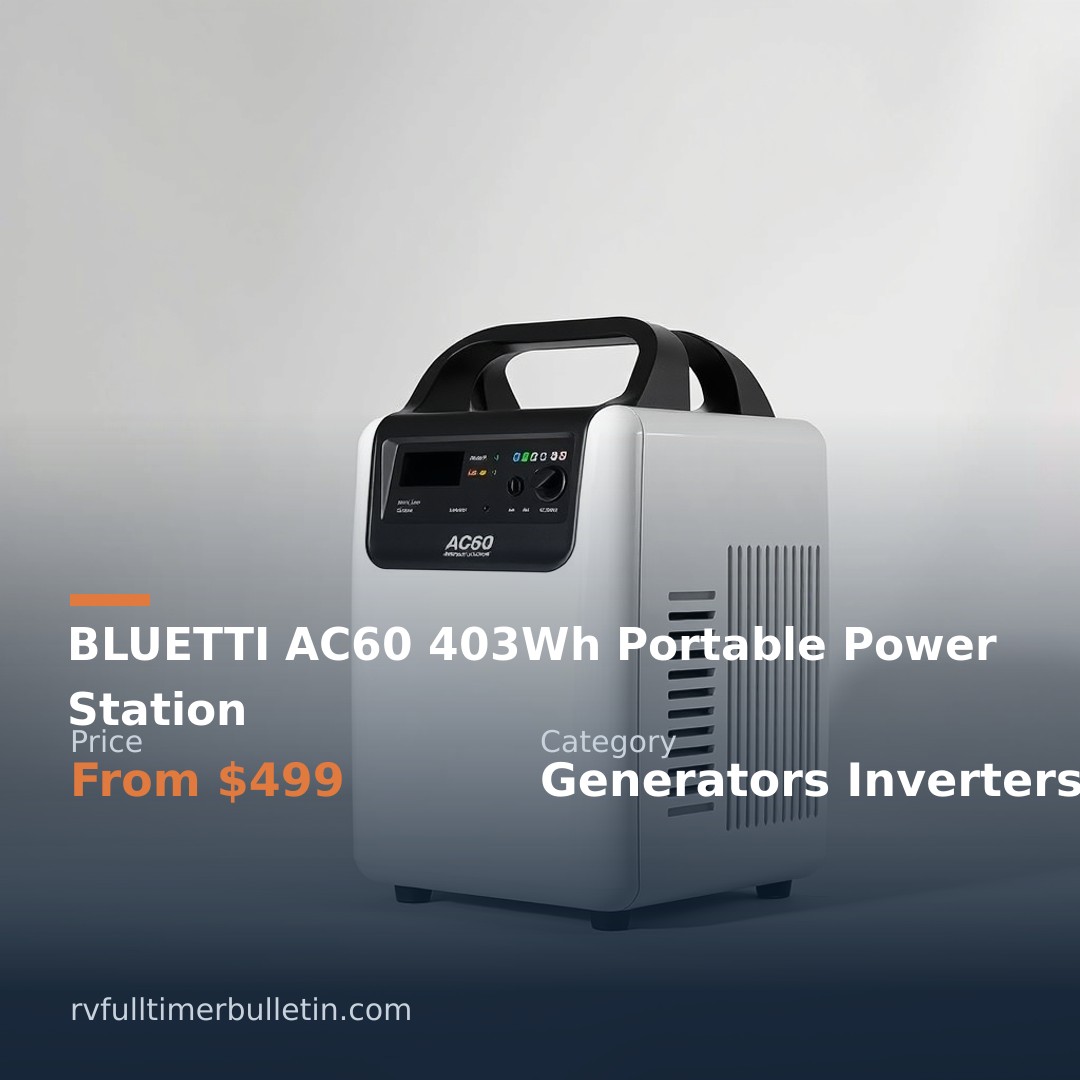 BLUETTI AC60 403Wh Portable Power Station