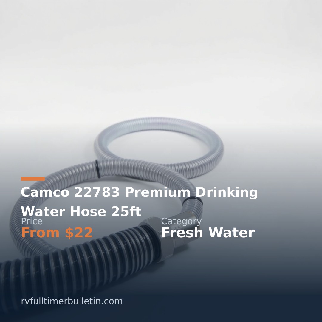 Camco 22783 Premium Drinking Water Hose 25ft