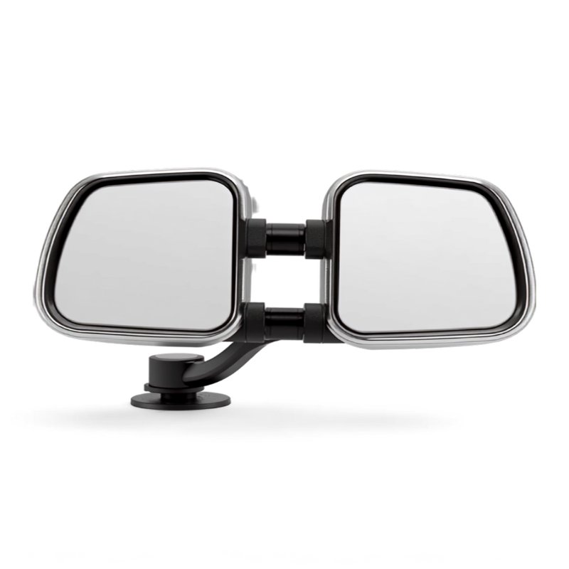 Camco 25653 Universal Clamp-On Dual View Towing Mirror