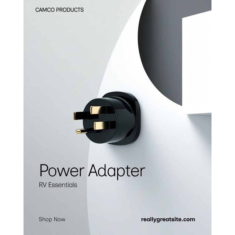 Camco 30-Amp to 50-Amp Power Adapter