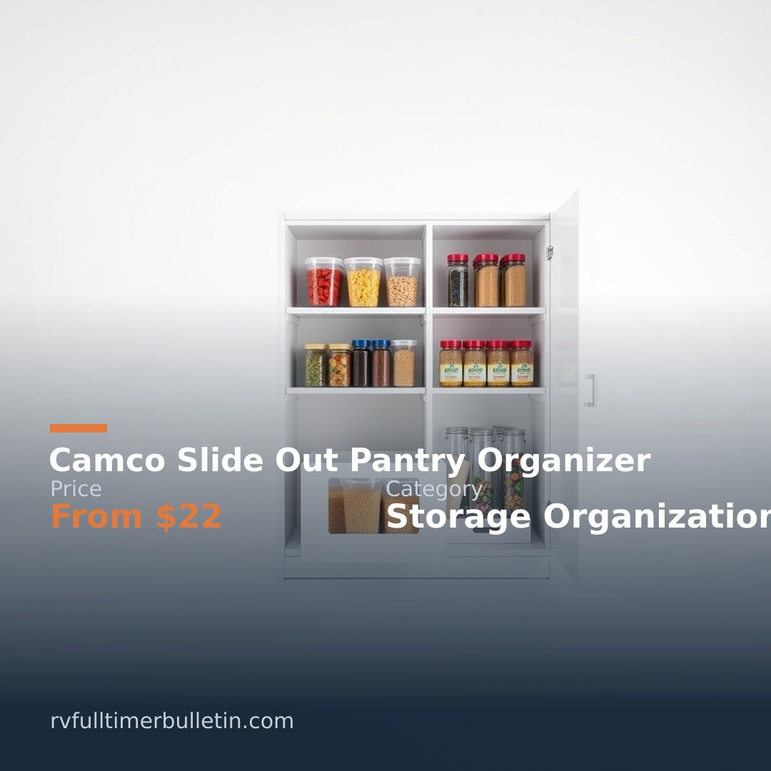 Camco Slide Out Pantry Organizer