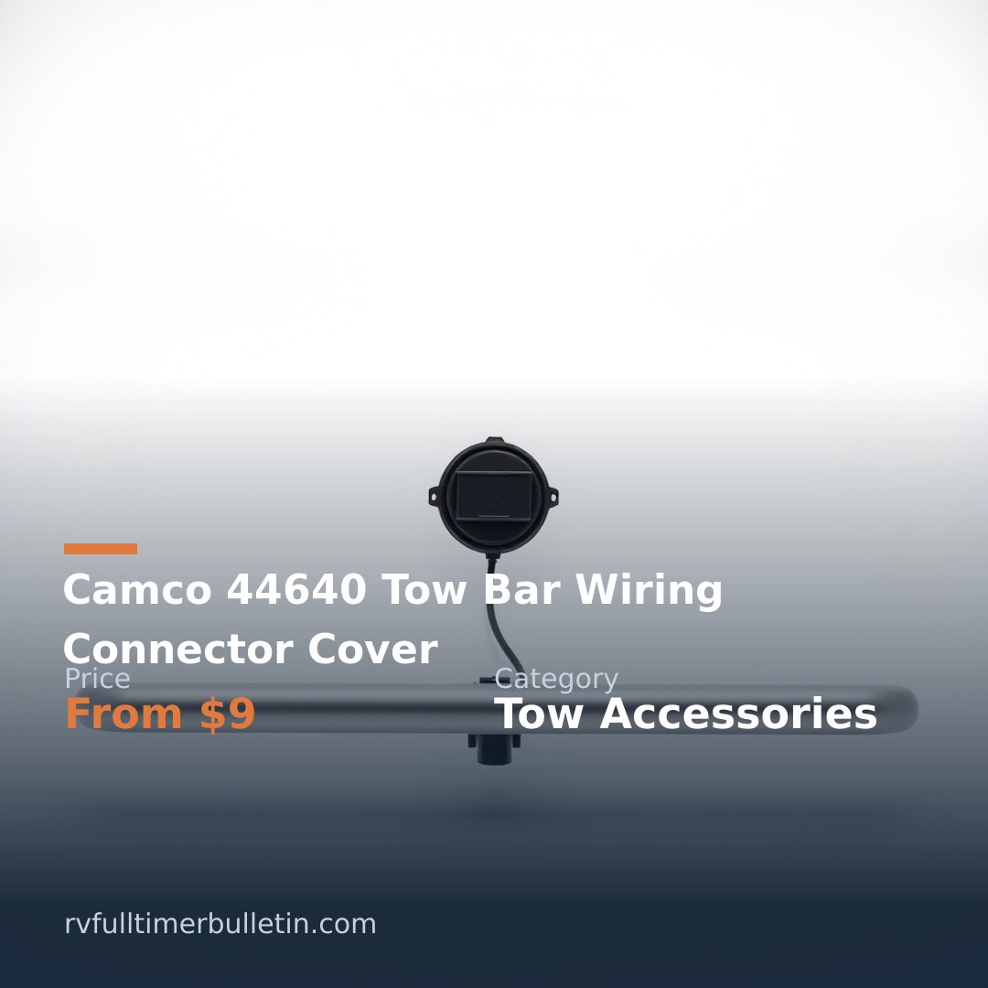 Camco 44640 Tow Bar Wiring Connector Cover