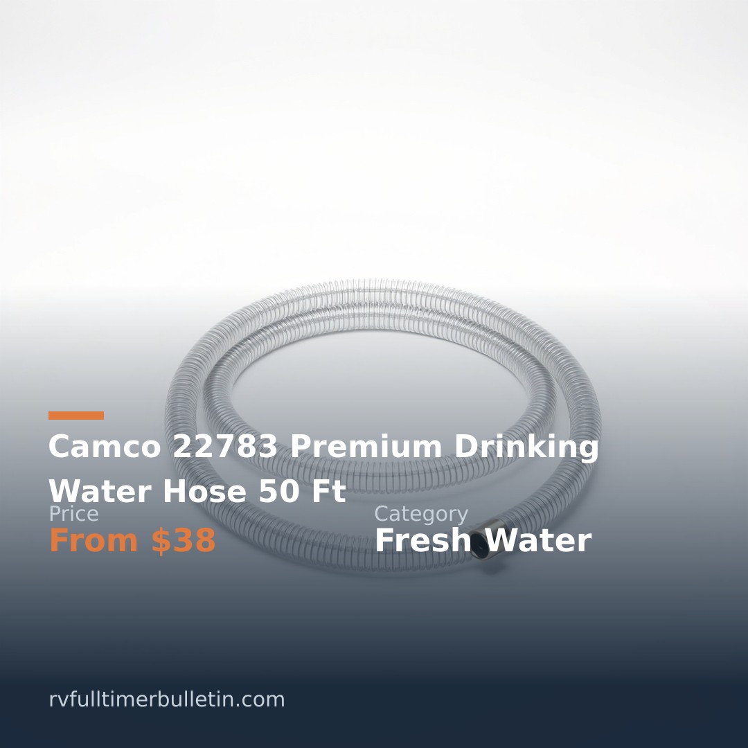 Camco 22783 Premium Drinking Water Hose 50 Ft