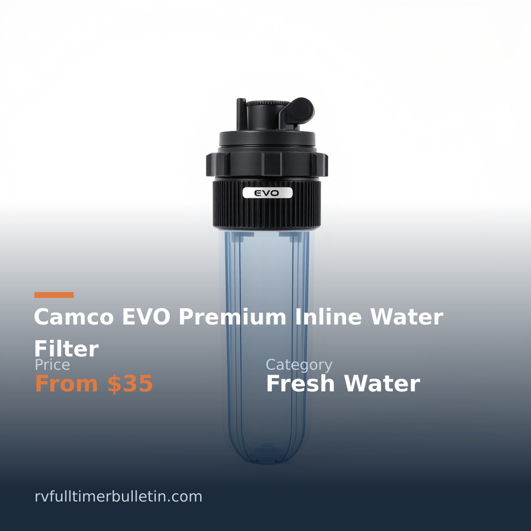 Camco EVO Premium Inline Water Filter