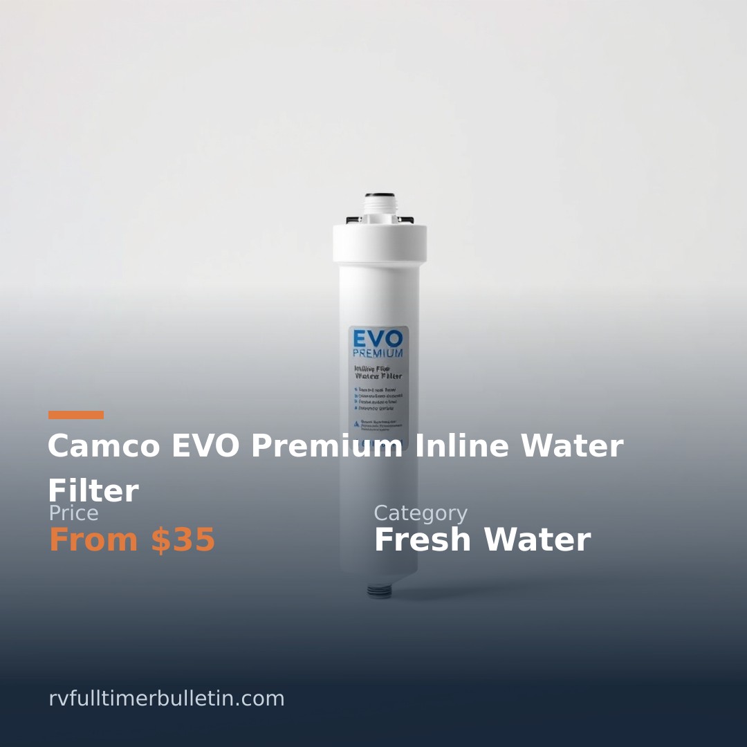 Camco EVO Premium Inline Water Filter
