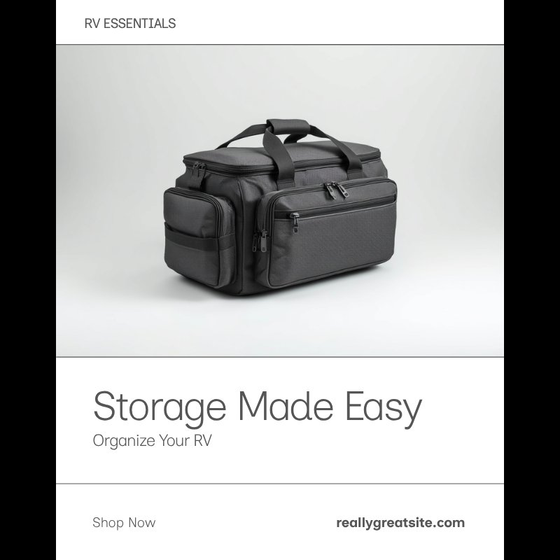 Camco All Purpose RV Storage Bag with Compartments