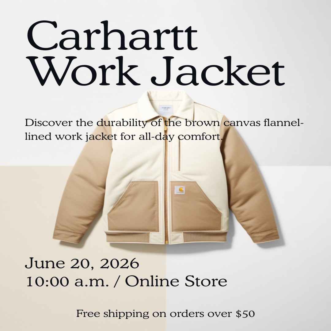 Carhartt Men's Duck Insulated Flannel-Lined Active Jacket