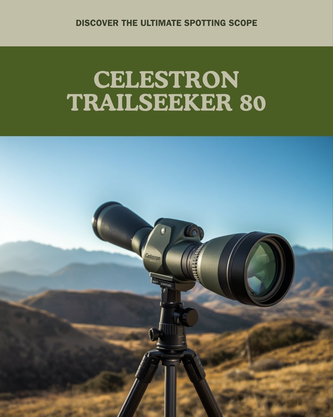 Celestron TrailSeeker 80 Angled Spotting Scope