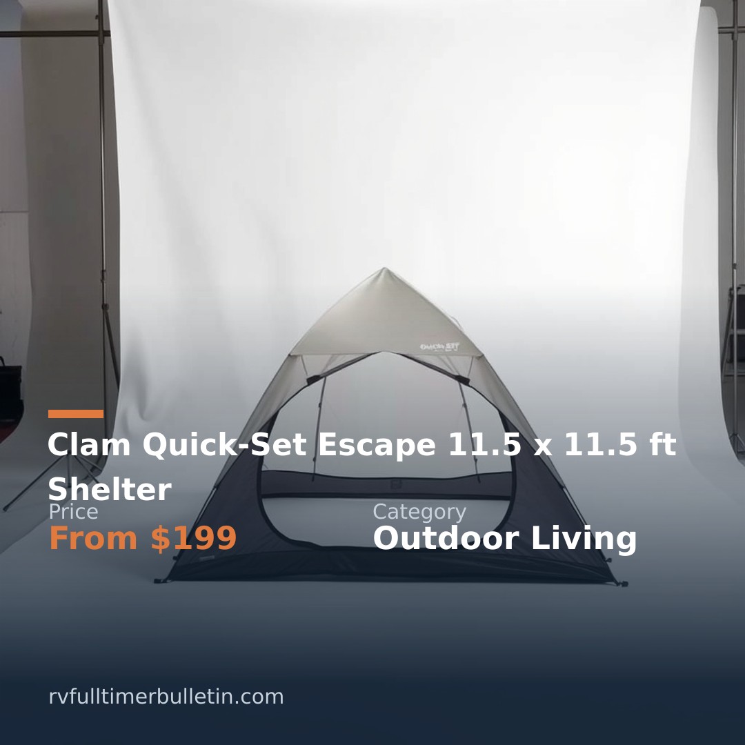 Clam Quick-Set Escape 11.5 x 11.5 ft Shelter