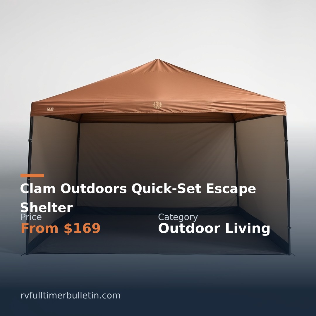 Clam Outdoors Quick-Set Escape Shelter