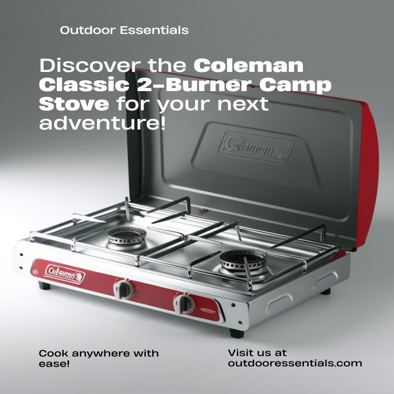 Coleman Classic 2-Burner Propane Camp Stove
