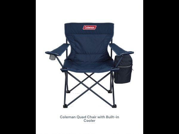 Coleman Camping Chair with 4-Can Cooler