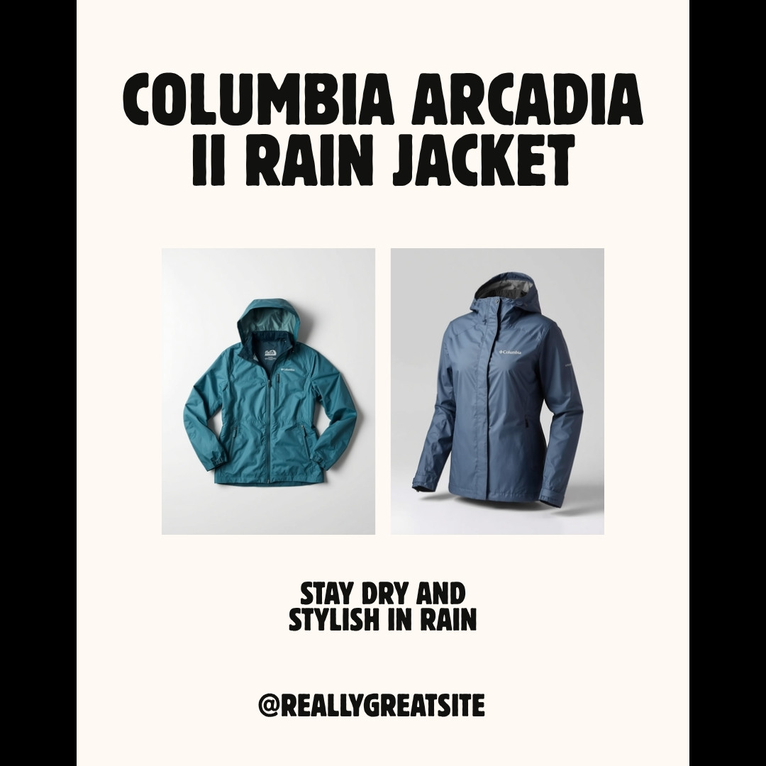 Columbia Women's Arcadia II Waterproof Rain Jacket