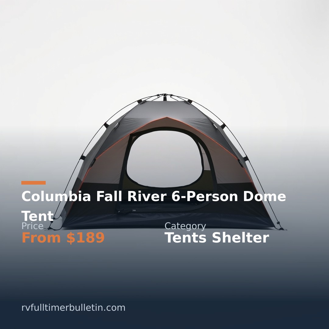 Columbia Fall River 6-Person Dome Tent