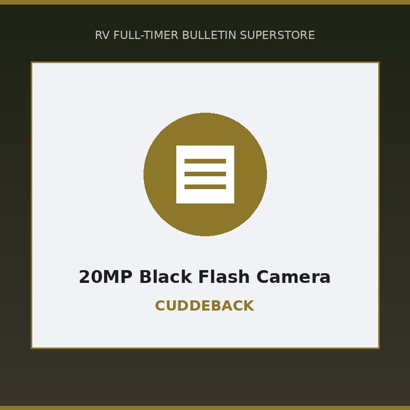 Cuddeback 20MP Black Flash No-Glow Trail Camera