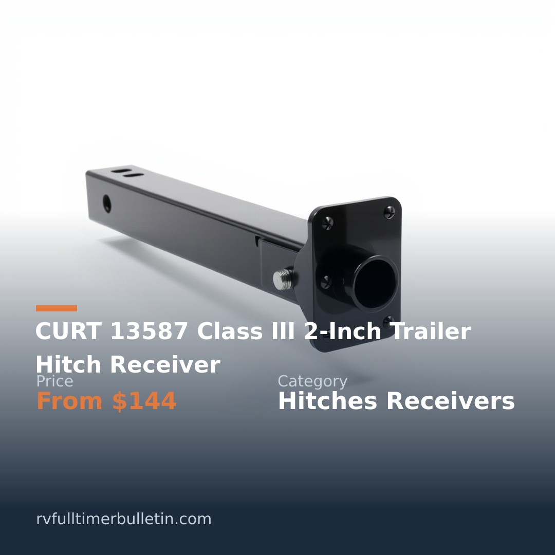CURT 13587 Class III 2-Inch Trailer Hitch Receiver