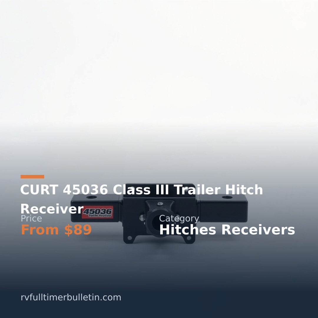 CURT 45036 Class III Trailer Hitch Receiver