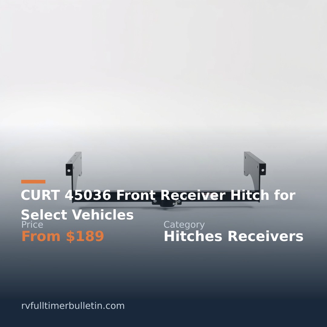 CURT 45036 Front Receiver Hitch for Select Vehicles