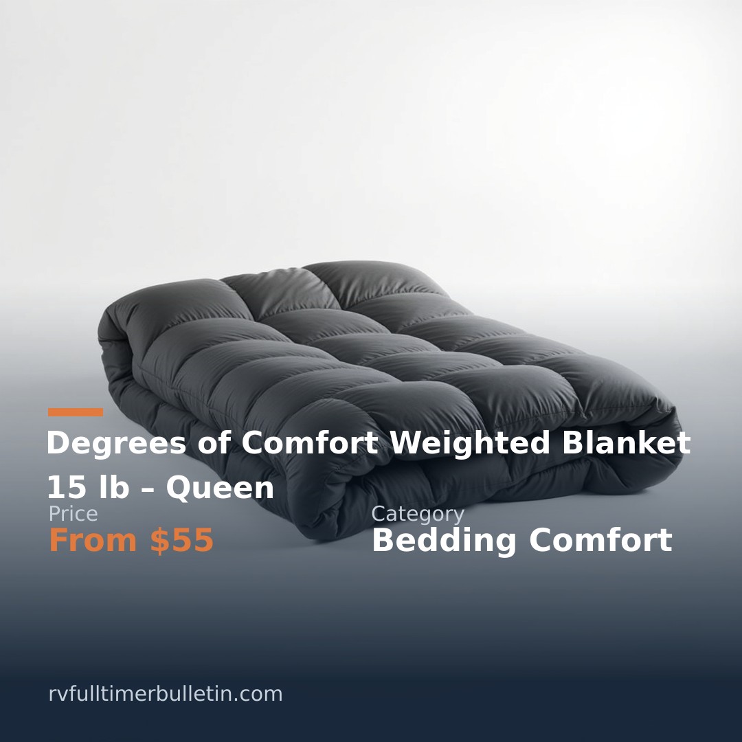 Degrees of Comfort Weighted Blanket 15 lb – Queen