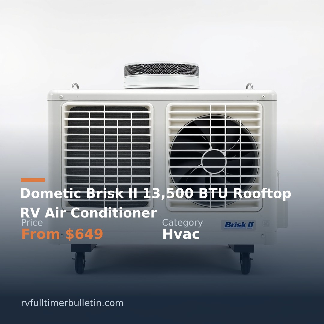Dometic Brisk II 13,500 BTU Rooftop RV Air Conditioner
