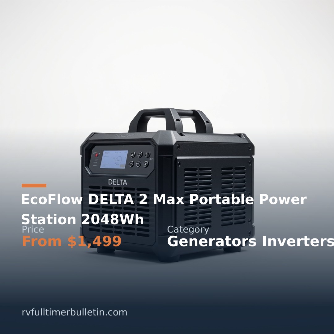 EcoFlow DELTA 2 Max Portable Power Station 2048Wh
