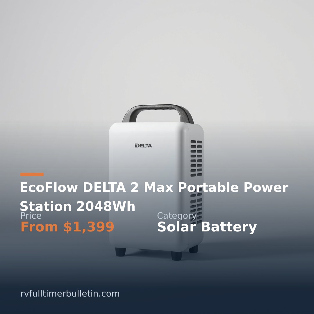 EcoFlow DELTA 2 Max Portable Power Station 2048Wh