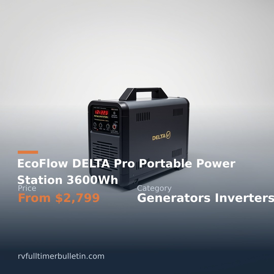 EcoFlow DELTA Pro Portable Power Station 3600Wh