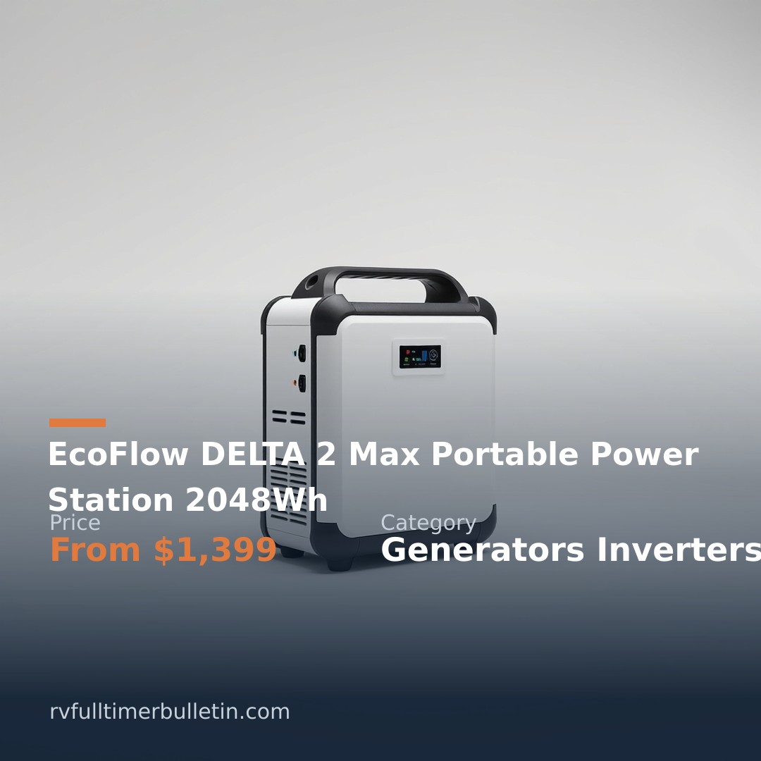 EcoFlow DELTA 2 Max Portable Power Station 2048Wh