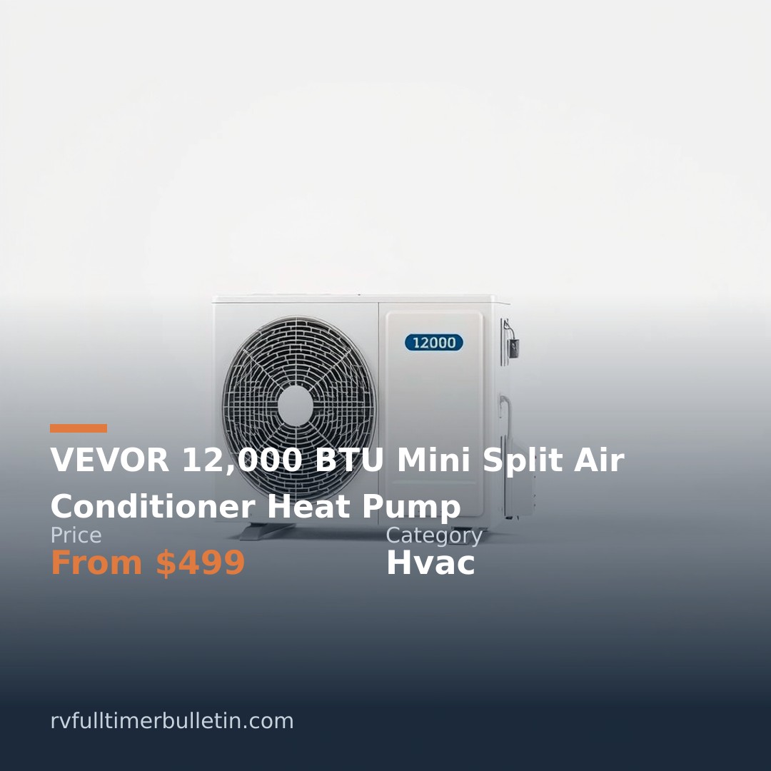 VEVOR 12,000 BTU Mini Split Air Conditioner Heat Pump
