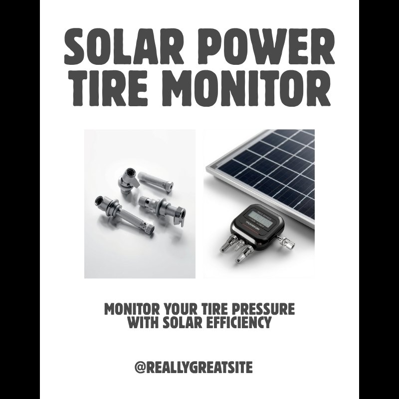 EEZTire TPMS with Solar Monitor