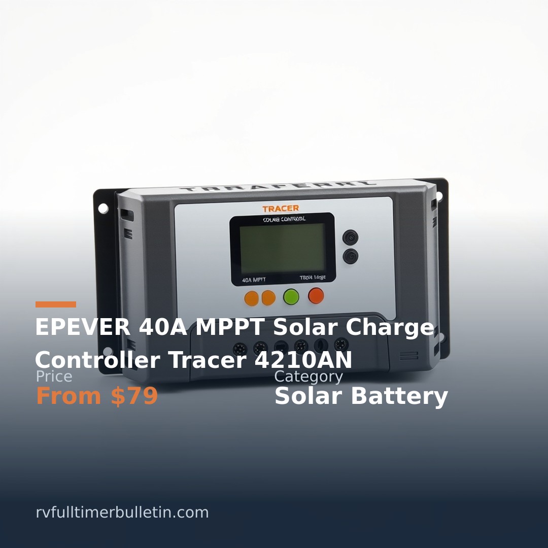 EPEVER 40A MPPT Solar Charge Controller Tracer 4210AN