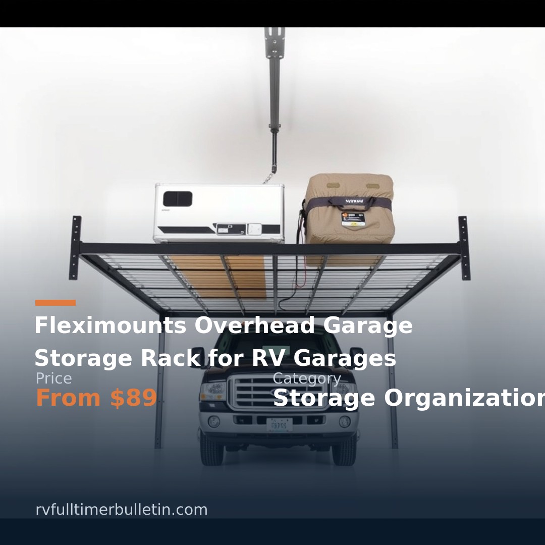 Fleximounts Overhead Garage Storage Rack for RV Garages