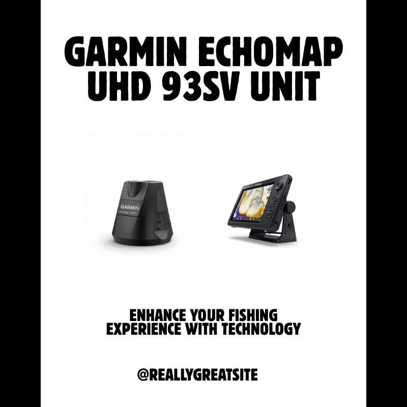 Garmin ECHOMAP UHD 93sv Touchscreen Chartplotter