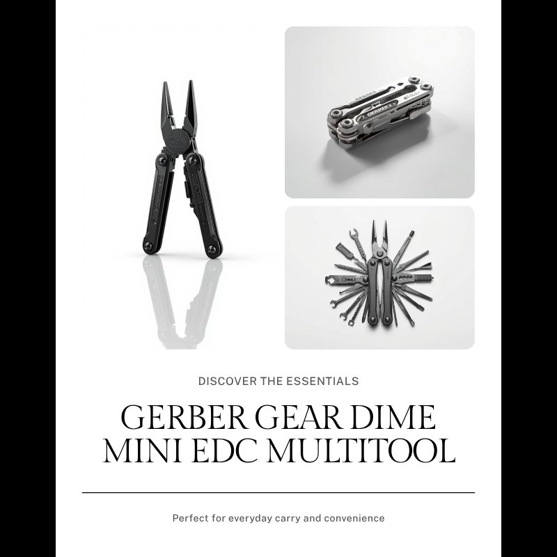 Gerber Gear Dime 12-in-1 Mini EDC Multitool