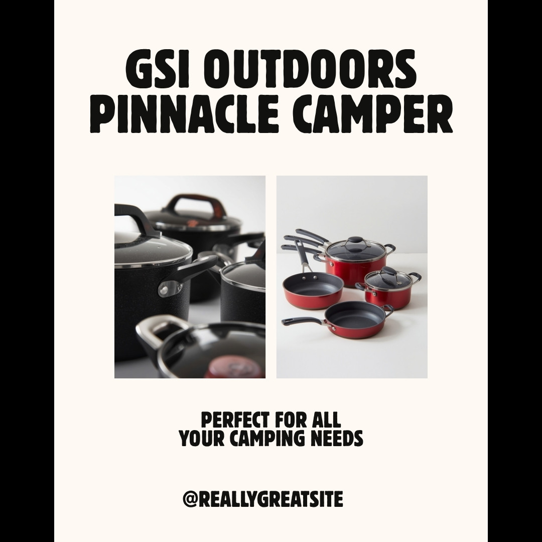 GSI Outdoors Pinnacle Camper 2-4 Person Cookset