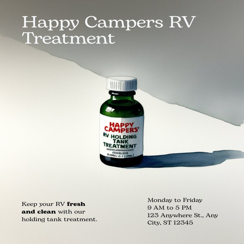 Happy Campers Organic RV Holding Tank Treatment