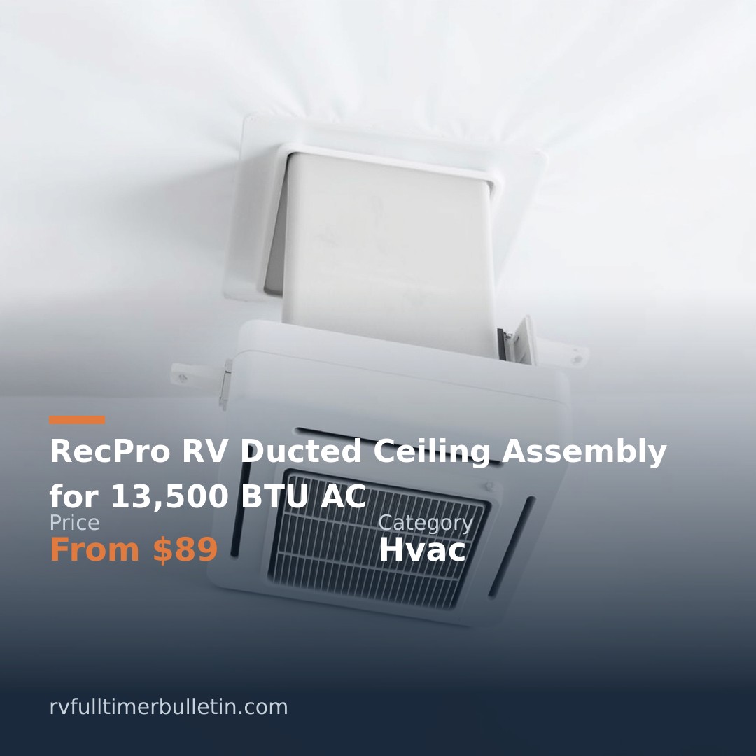 RecPro RV Ducted Ceiling Assembly for 13,500 BTU AC