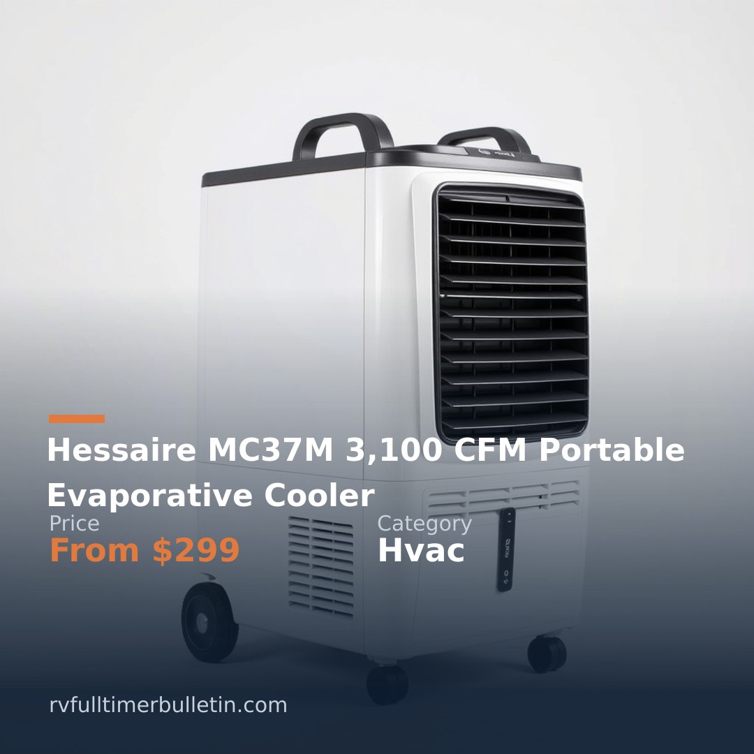 Hessaire MC37M 3,100 CFM Portable Evaporative Cooler
