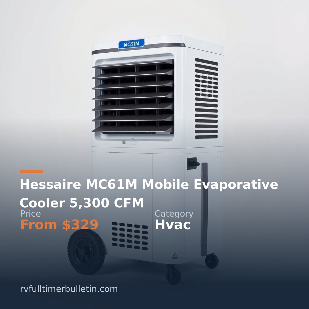 Hessaire MC61M Mobile Evaporative Cooler 5,300 CFM