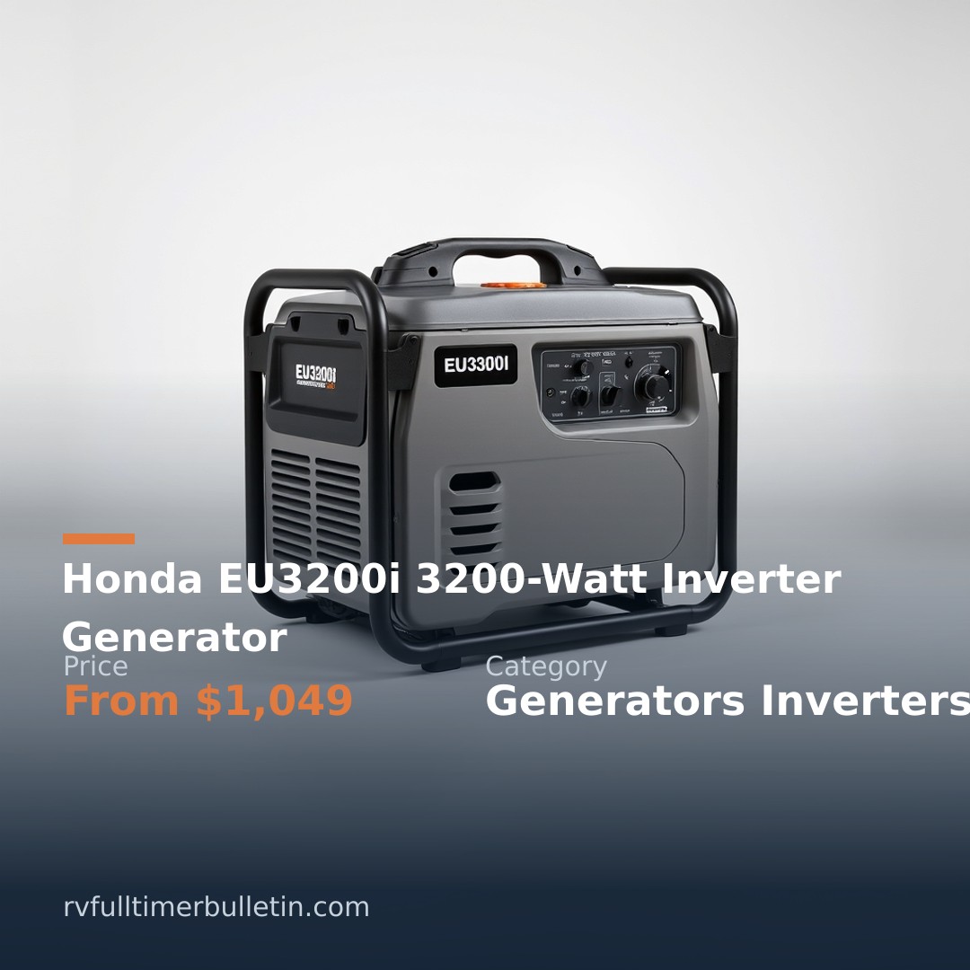 Honda EU3200i 3200-Watt Inverter Generator