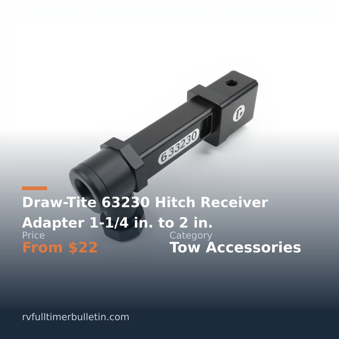 Draw-Tite 63230 Hitch Receiver Adapter 1-1/4 in. to 2 in.