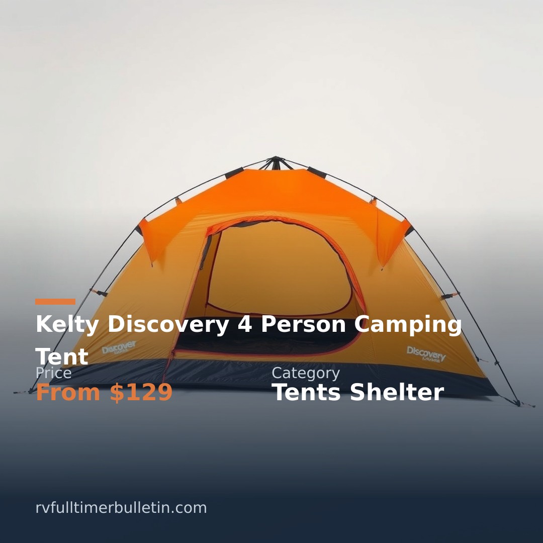 Kelty Discovery 4 Person Camping Tent